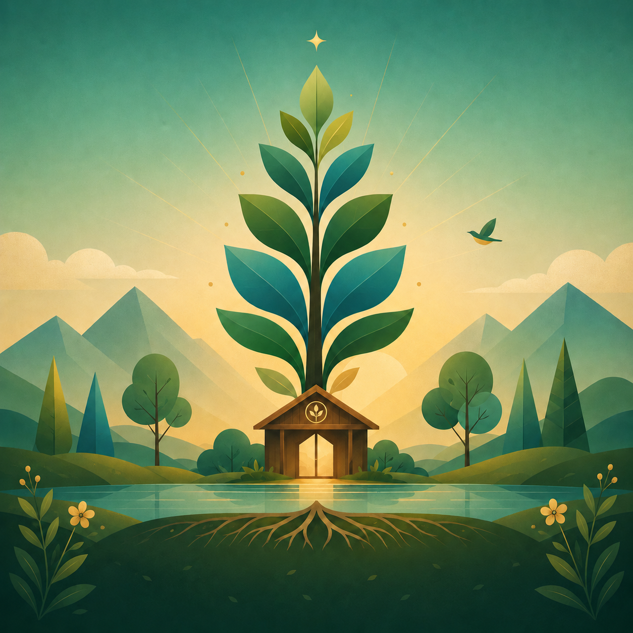 Roots to Rise, Future to Inspire illustration